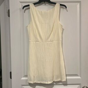 Cream colored dress